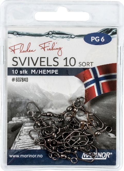 Hovedbilde Sort svivels m/hempe