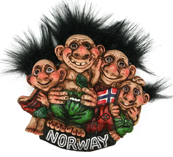 Hovedbilde Trollfamilie - magnet